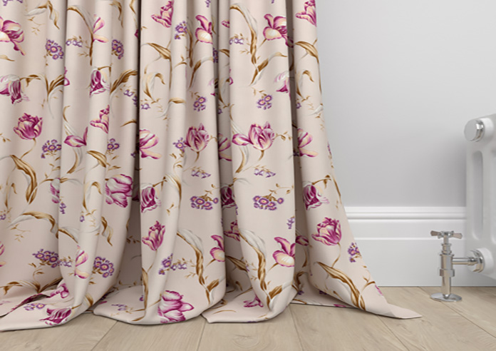 Tulipa, Soft Red - Made to Measure Curtains - Image 6